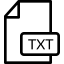 File TXT icon