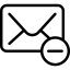 Mail Delete icon