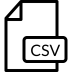File-CSV icon