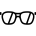 Hipster-Sunglasses icon