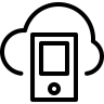 Cloud-Smartphone icon