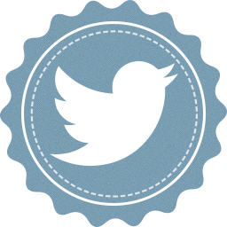 Twitter social network icon vintage style PNG in 2023