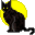 Black cat 01 icon