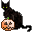 Black cat 02 icon