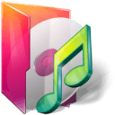 Folders music icon