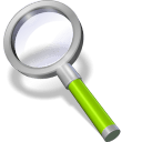 Search green neon icon