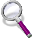 Search purple dark icon