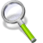 Search-green-neon icon