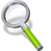 Search-green-neon icon