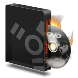 Dvd burner firewire burning icon