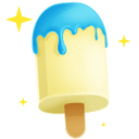 Milky blue icon