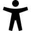 Accessibility sharp icon