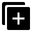 Duplicate sharp icon
