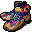 Trekking shoes icon