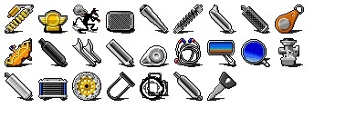 Motor Cycle Parts Icons