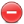 Knob Remove Red icon