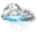 Thunder-lightning-storm icon