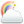 Cloud rainbow icon