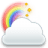 Cloud-rainbow icon