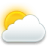 Cloud sun icon