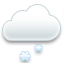 Cloud snow icon