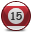 Billard Ball 15 icon