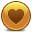 Heart Yellow icon