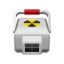 Medical radioactive icon