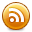 Button White RSS icon