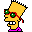 Simpsons Family Cool Bart icon