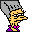 Simpsons Family Grandma Bouvier icon