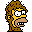 Misc Episodes Bigfoot Homer in paper icon
