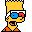 Simpsons Family Bart in 3D icon