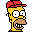 Simpsons Family Baseball Homer icon