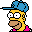 Simpsons Family Dancin Homer icon