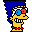 Simpsons Family Marge in 3D icon