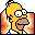 Folder Brown Homer icon