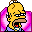 Folder Drooling Homer icon