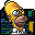 Folder Homer in 3D land icon