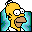 Folder Teal Homer icon