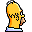 Homertopia Back of Homers head icon