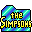 Folder Blue Green Simpsons icon