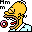 Rollover Homer donut 2 icon