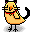 Cat birdie icon