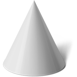 Taper cone icon