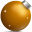 Golden ball icon
