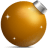 Golden ball icon