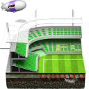 Soccer football stadium icon