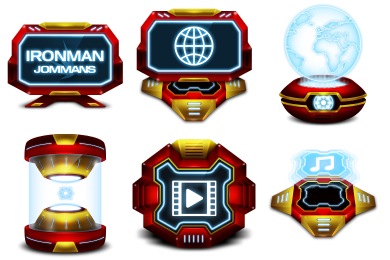 Ironman Style Icons