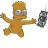 Bart Simpson 06 Nirvana Nevermind icon